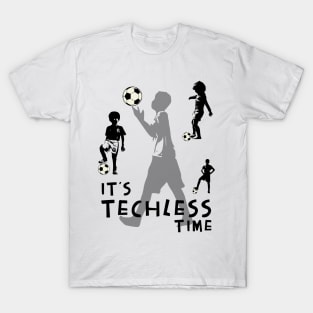 Techless Time Soccer Football Futbol Kids Athlete Athletic Tee T-Shirt